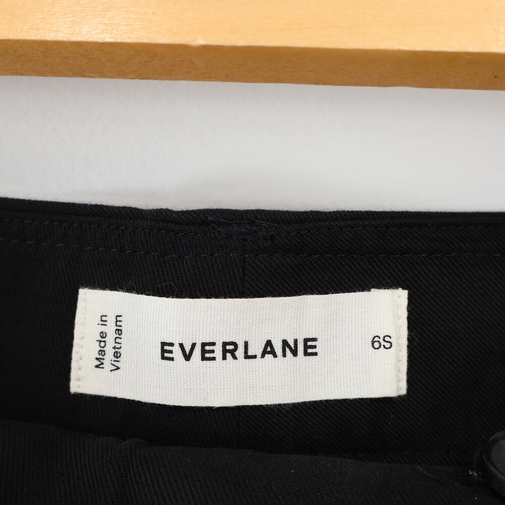 NWT Everlane The Draper Pleated Wide-Leg Pant In Buttersmooth Black Size 6 - Picture 8 of 10